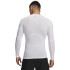 UA HG Armour Comp LS-WHT WHT-100