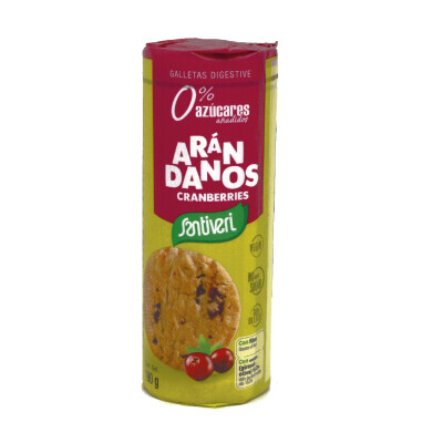 Galletas De Arándanos Sin Azúcar Santiveri Galletas Santiveri Arandanos