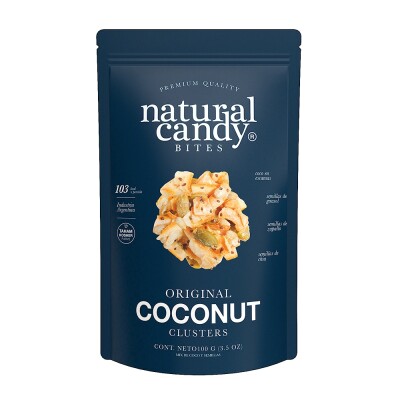Natural Candy Bites Original Coconut 100g Bite Original Coconut 100g