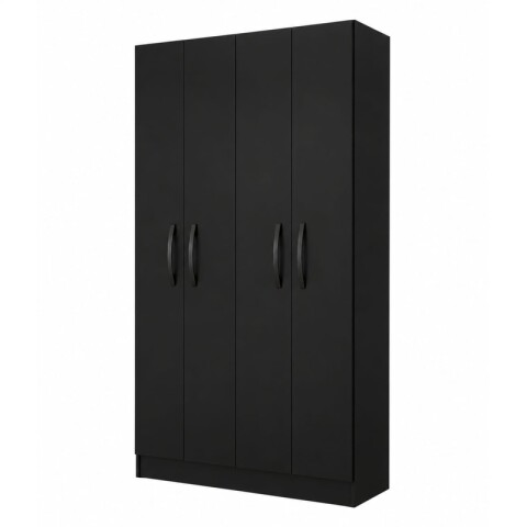 Mueble Multiusos Organizador Ropero de 10 Estantes con 4 Puertas - 170x 89 x 31,5 cm - Negro Mueble Multiusos Organizador Ropero de 10 Estantes con 4 Puertas - 170x 89 x 31,5 cm - Negro