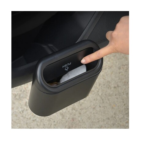 BASURERO PARA PUERTA DE AUTO CON TAPA RETRÁCTIL 15.5*6.5*14CM 001