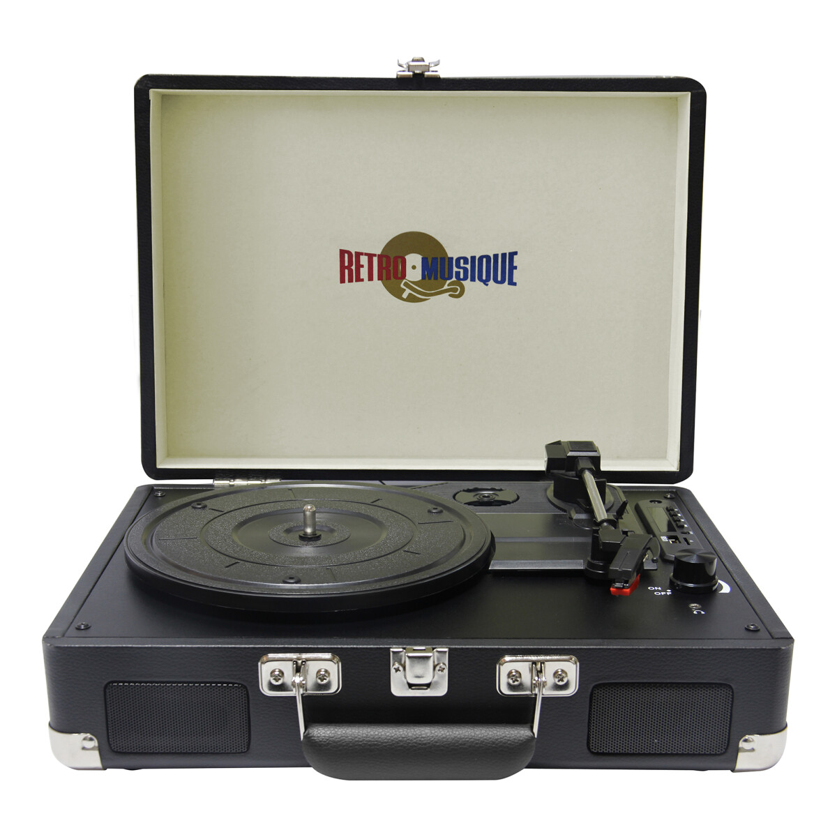 Tocadisco Vinilo Retro Musique BT Radio FM 