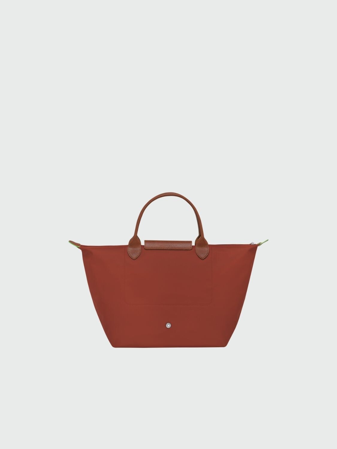 Longchamp -Cartera Longchamp plegable de nylon con cierre y asa corta, Le pliage green M 0