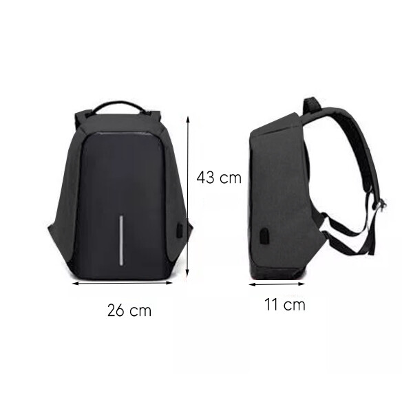 Mochila Anti Robo Hx-6811 NEGRO