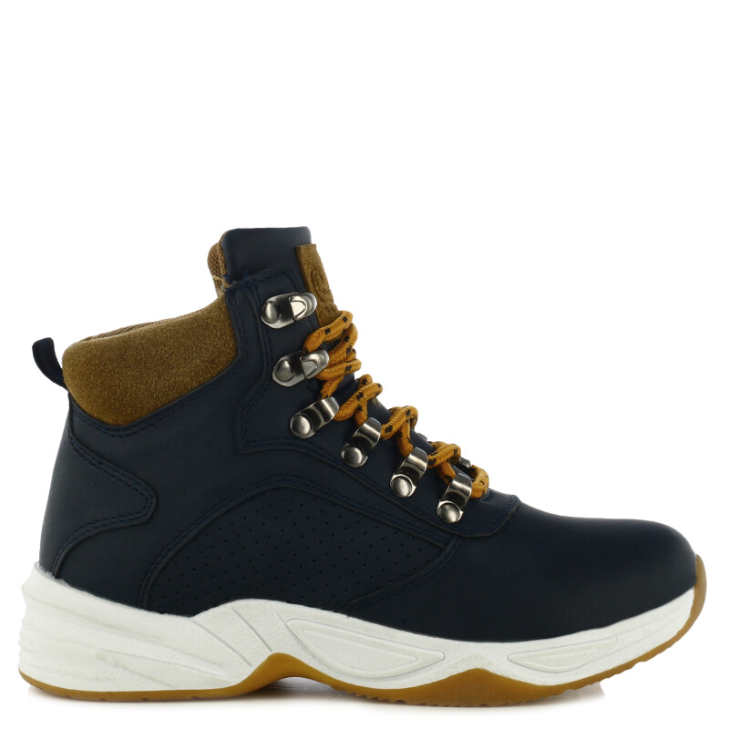 Botas de Niño Croco Kids LUSI acordonada Azul Marino