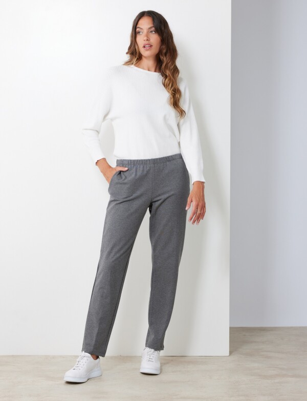 Pantalon Yoga Algodon GRIS