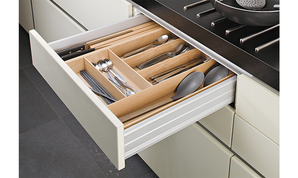 Organizador de cubiertos regulable madera M500 Organizador De Cubiertos Regulable Madera M500