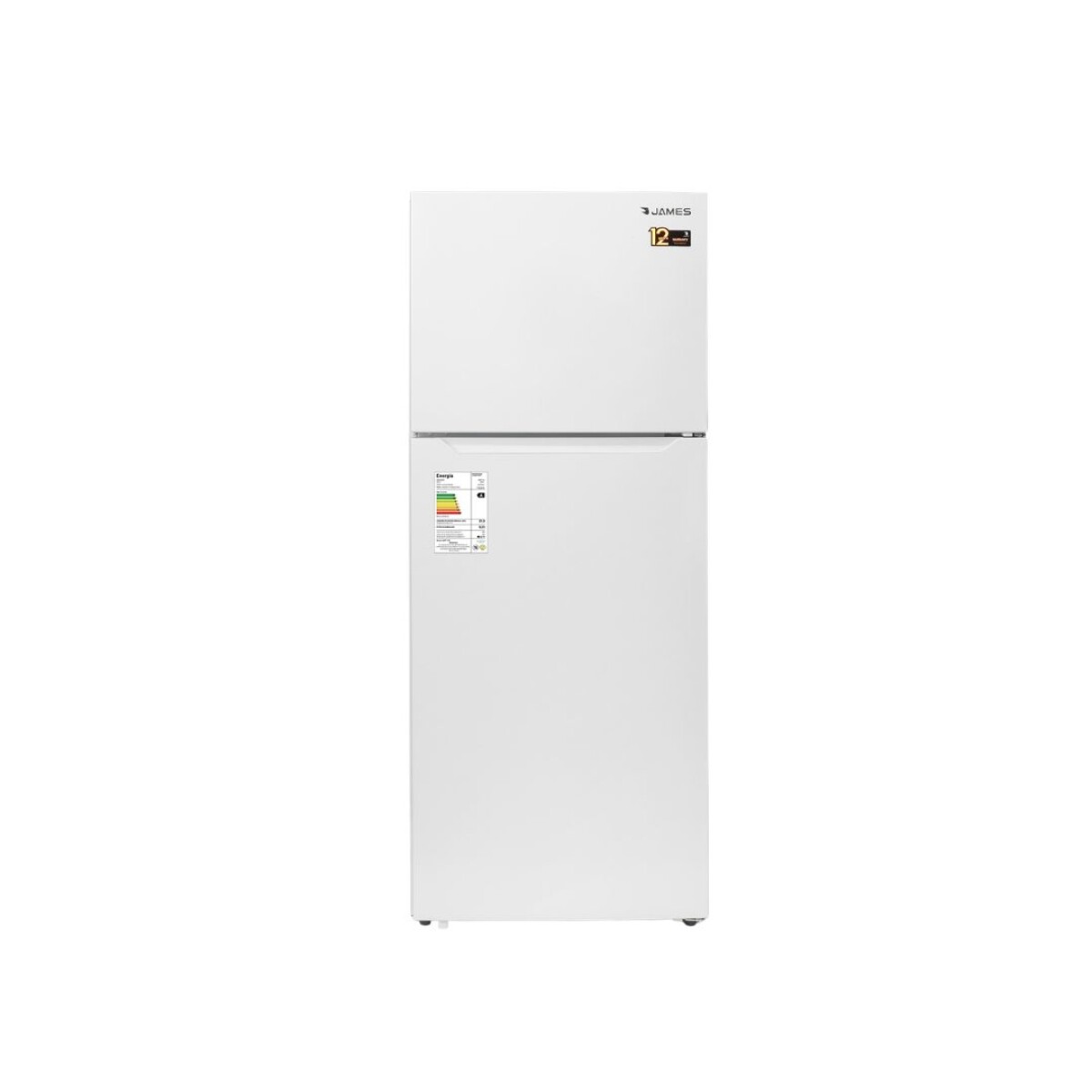 Heladera con Freezer - RJ 571 INV BL 411L Inverter No Frost - James 