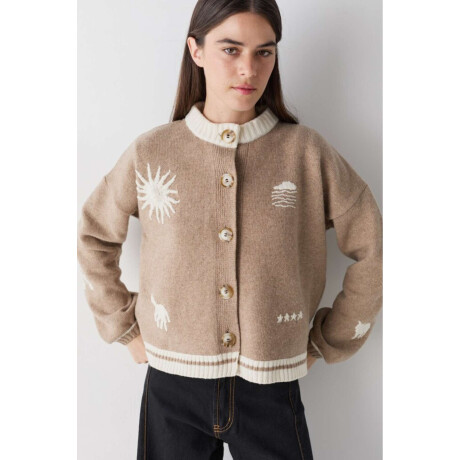 Pre Venta Cardigan Terro Uy Beige