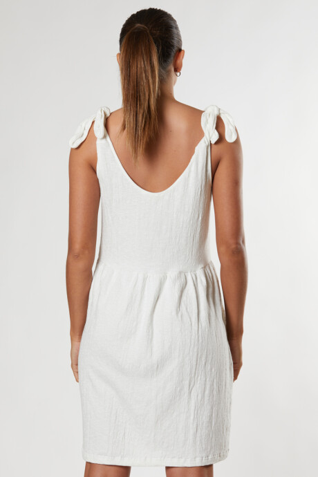 VESTIDO CORTO SERENE RUSTY Blanco