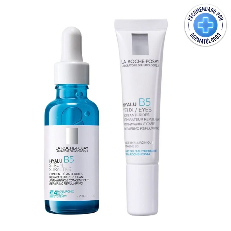 Pack La Roche-posay Hyalu B5 Serúm + Contorno Antiarrugas Pack La Roche-posay Hyalu B5 Serúm + Contorno Antiarrugas