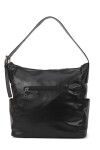 Bolso con bolsillo frontal y lateral Negro