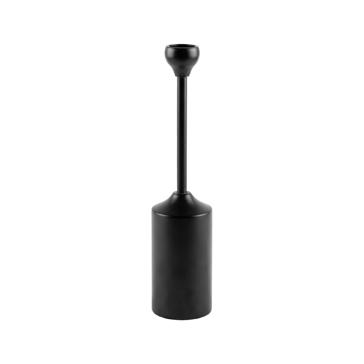 PORTA VELA METAL NEGRO T4 
