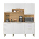 Modulo De Cocina Linea Ferrara Blanco Y Freijo