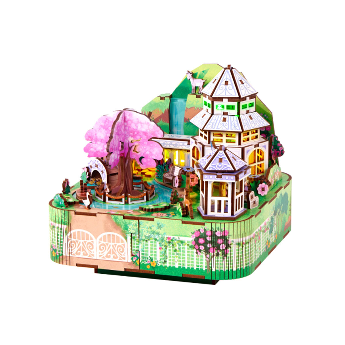Construcción 3D de Paisajes Jardín Botánico Arkitec 