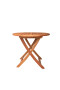 PLEGABLE MESA DE COMEDOR PLEGABLE DIAMETRO 80X83H JATOBA