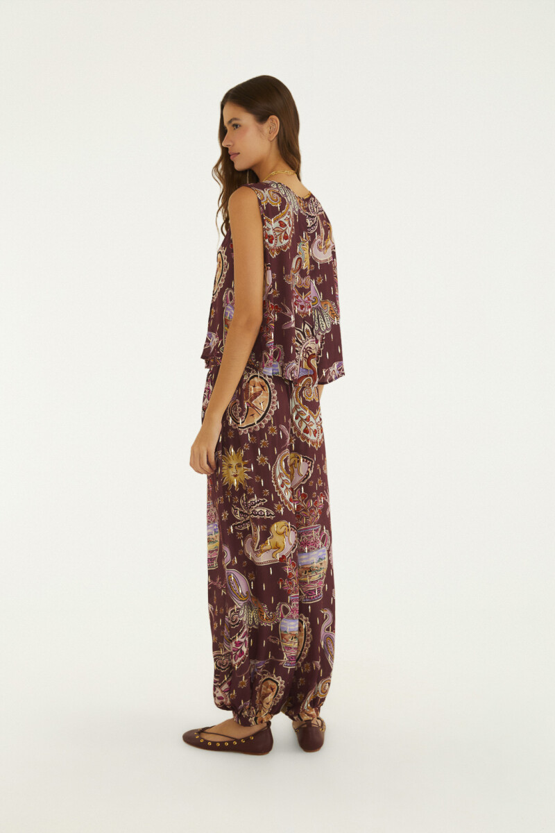 PANTALON BABUCHA Bordo