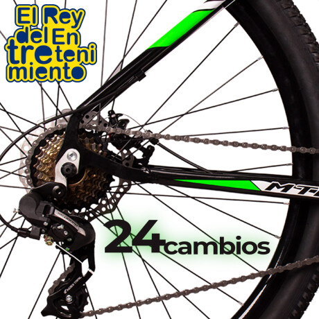 Bicicleta Montaña Rod 29 Freno Disco Aluminio Cambios Verde