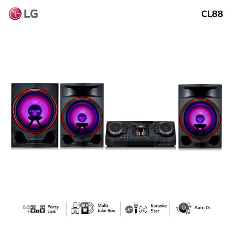 Minicomponente Lg Xboom CL88 Iluminación Multicolor 2900W 001