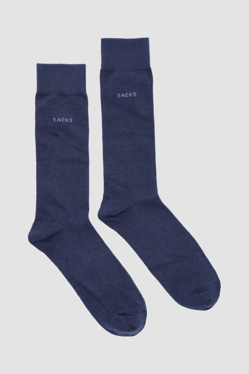 Medias bio cotton Azul