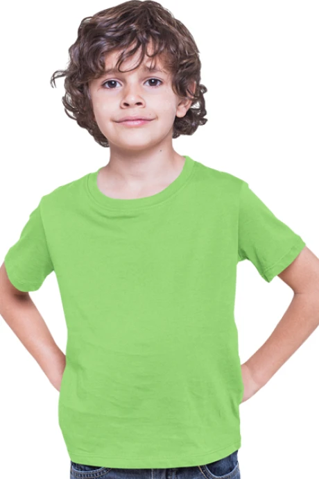 Camiseta a la base joven Verde lima