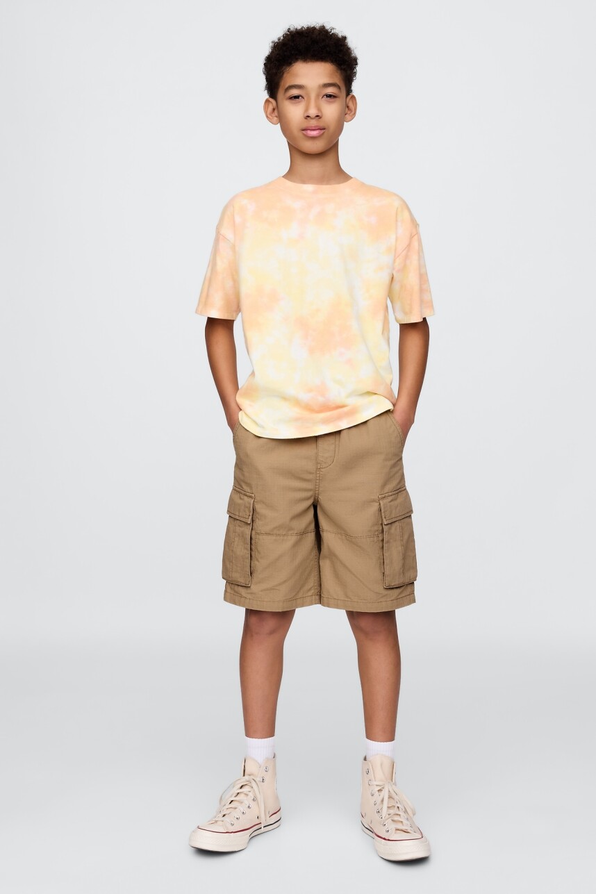 Short Loose Parachute Niño Mission Tan