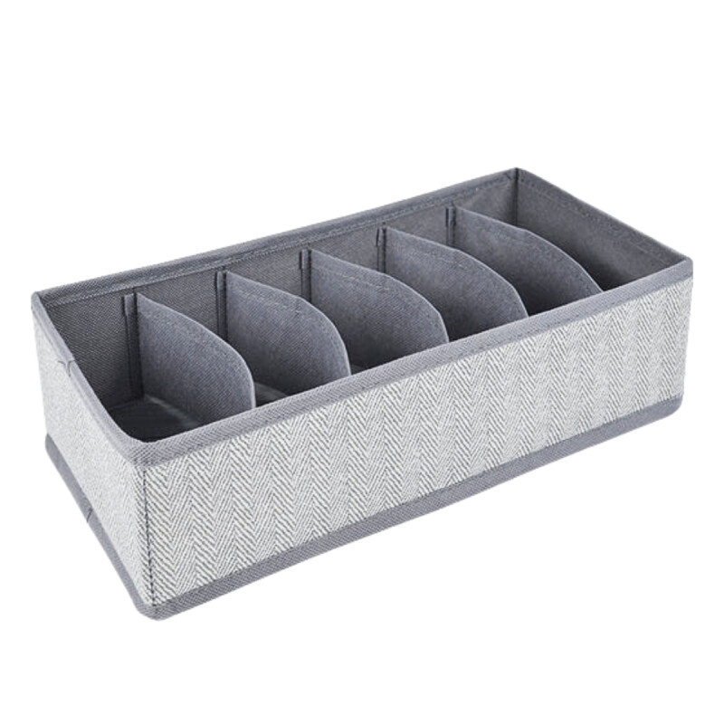 Organizador con divisiones 32x16x9cm GRIS