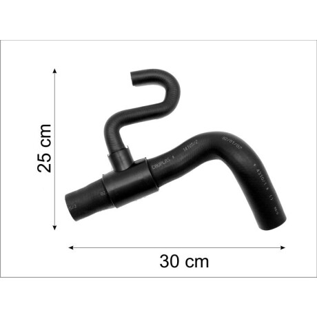 CAÑO VOLKSWAGEN RADIADOR SUPERIOR GOL SAVEIRO III 1.9SD (4310) - CAÑO VOLKSWAGEN RADIADOR SUPERIOR GOL SAVEIRO III 1.9SD (4310) -