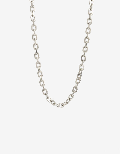 Collares Cortos Metal Collar De Acero Men´s Collection - Plateado