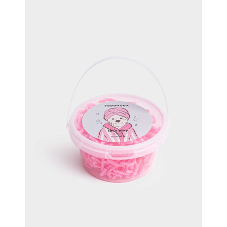 Balde De Squishy En Forma De Gusanos Fucsia Medio