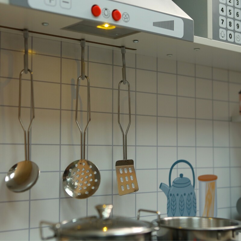 Cocina de Madera Con Campana y Lavarropas Cocina de Madera Con Campana y Lavarropas