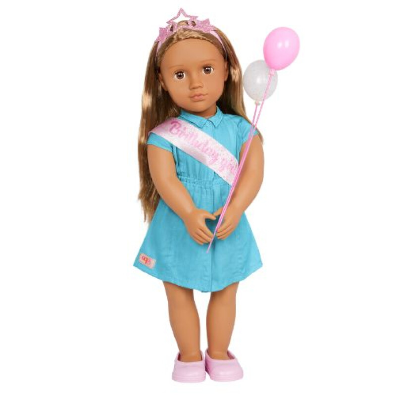 MUÑECA CUMPLEAÑERA c/GLOBOS - ANITA - OUR GENERATION Muñeca Cumpleañera C/globos - Anita - Our Generation