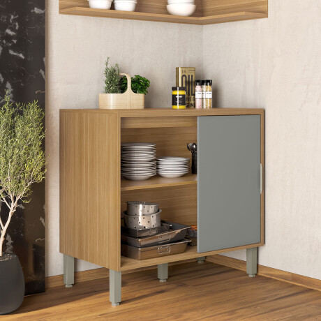 BAJO MESADA C TAP MOBILIARIO COCINA MDP COLORS FREIJO VERDE FREIJO Y VERDE