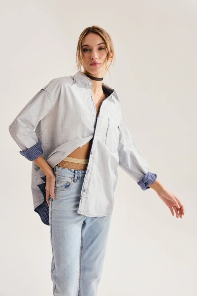 CAMISA ANGEL ENCUERADA Blanco