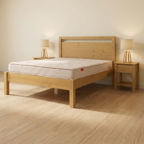 COLCHÓN 2 PLAZAS LATEX BLANCO LÁTEX