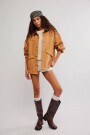 CAMPERA DENIM LEMON Marron