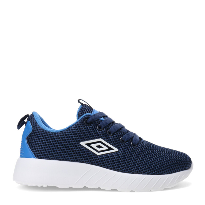 Championes Infantiles Umbro Melbourne Junior Azul Marino - Blanco - Azul Real