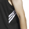 Musculosa Adidas STRIPES TANK Hombre JI7574 Negro-blanco