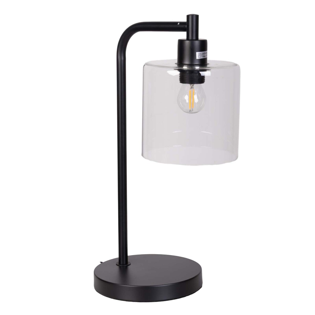 LÁMPARA - DE MESA ML2510 BLANCO METAL Y VIDRIO ML251011 