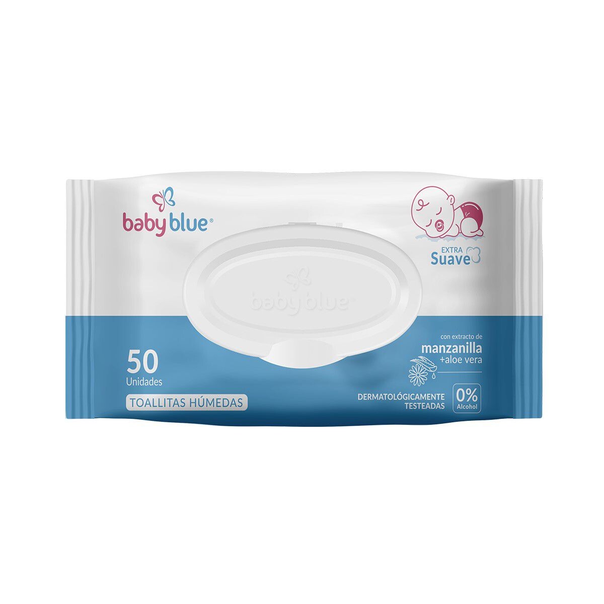 BABY BLUE TOALLITAS HUMEDAS 50 UN 