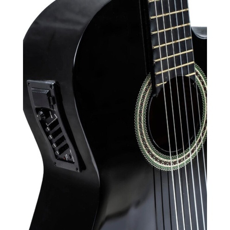 Guitarra Electroacústica Memphis 951 con ecualizador de 4 bandas Negro