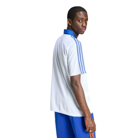 Remera Adidas Pinstr Jsy Blanco