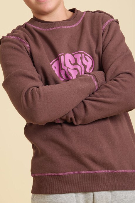 SWEATER CARMO TEEN RUSTY MarrÓn