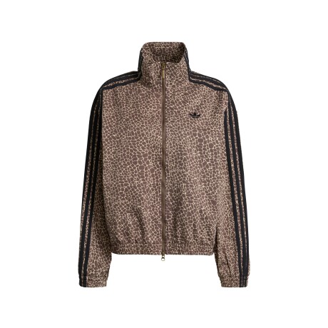 Campera adidas Firebird Aop Extragrande De Tejido Denim Earth Strata