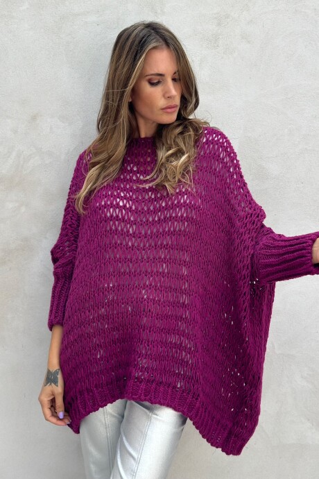 SWEATER ZAMORA FUCSIA