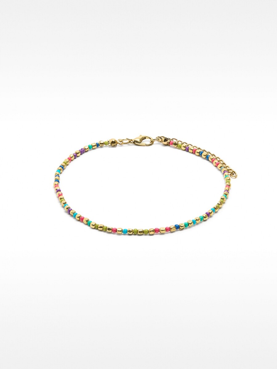 Pulsera De Abalorios Multicolor multicolor