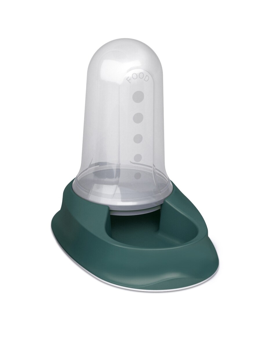 COMEDERO STEFANPLAST CHIC MULTIRESERVE 3,5 LT VERDE INGLÉS 