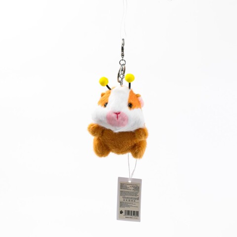 COLGANTE DE MOCHILA PELUCHE CARPINCHO CON ANTENAS DE ABEJA COLGANTE DE MOCHILA PELUCHE CARPINCHO CON ANTENAS DE ABEJA