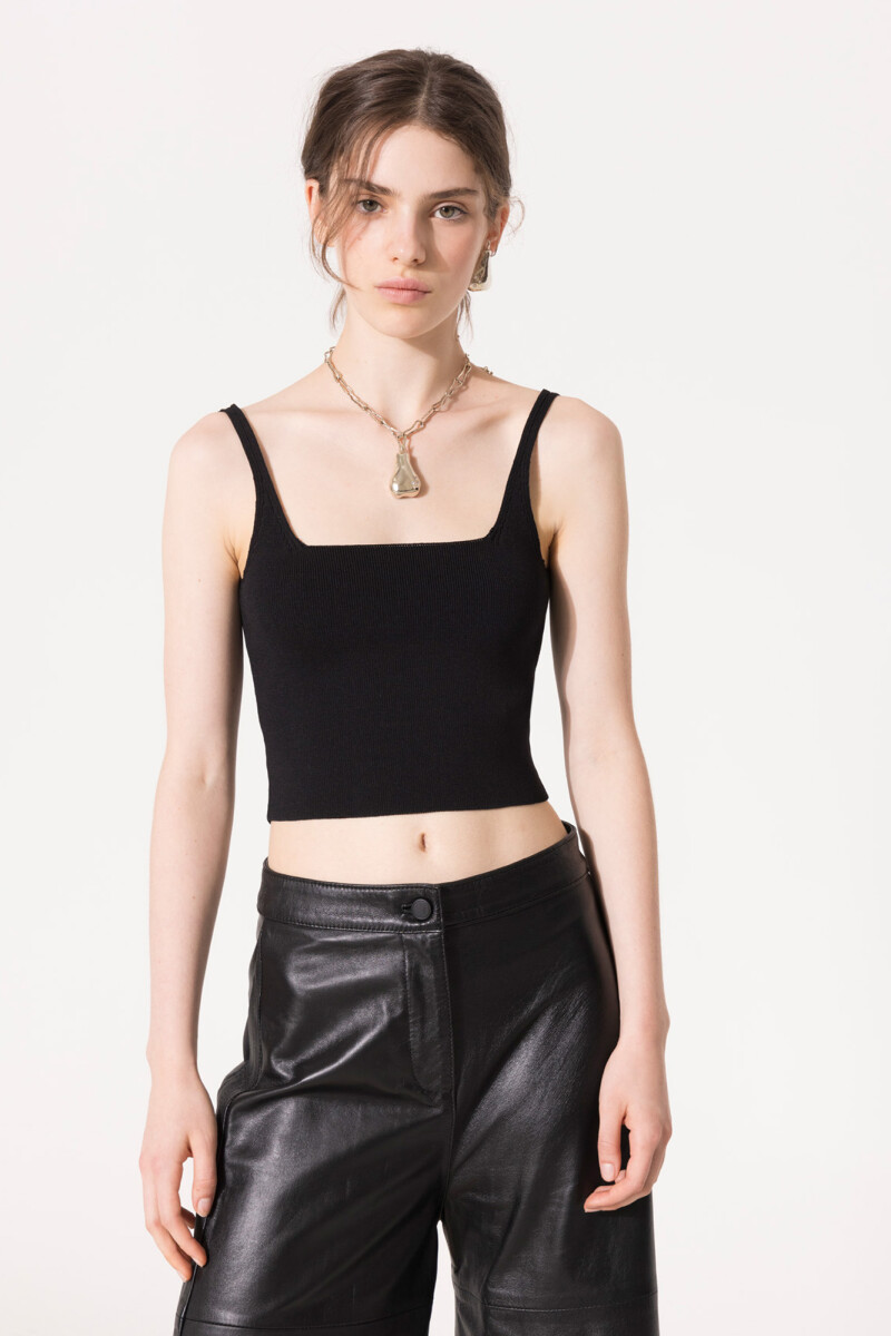 TOP MARGOT Negro