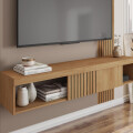 RACK PANEL MODELO JADE 1.5 COLOR BURITI/FENDI Rack Panel Modelo Jade 1.5 Color Buriti/fendi